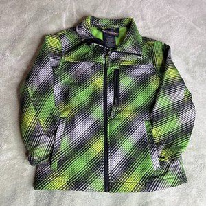 Free Country Green Plaid Jacket Boys size Small